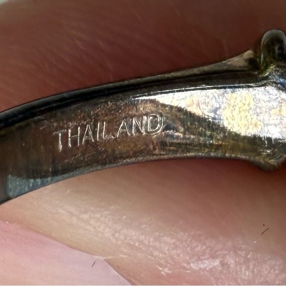 Kurt Wayne x QVC Diamonique Sterling Silver Ring Size 10 - Picture 6 of 8